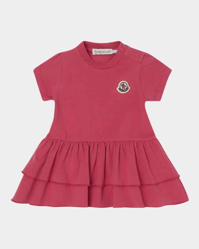 Girl's Embroidered T-Shirt Dress, Size